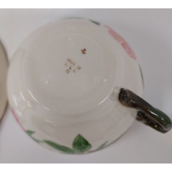 Franciscan Dinnerware Desert Rose Tea Cup & Saucer Set VINTAGE 1960's - Picture 3 of 6